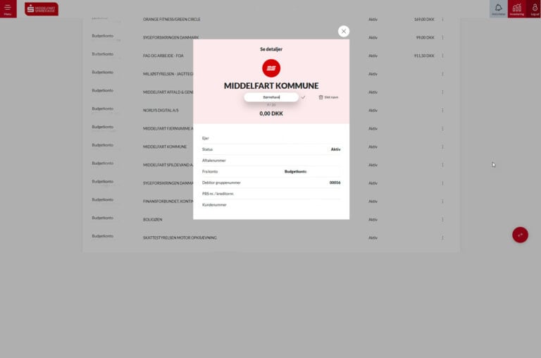 Navngiv dine Betalingsservice-aftaler