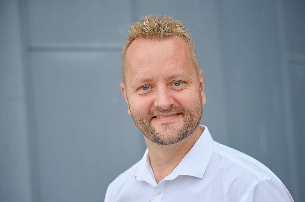 Tommy Knudsen, rådgiver i Middelfart Sparekasse i Fredericia
