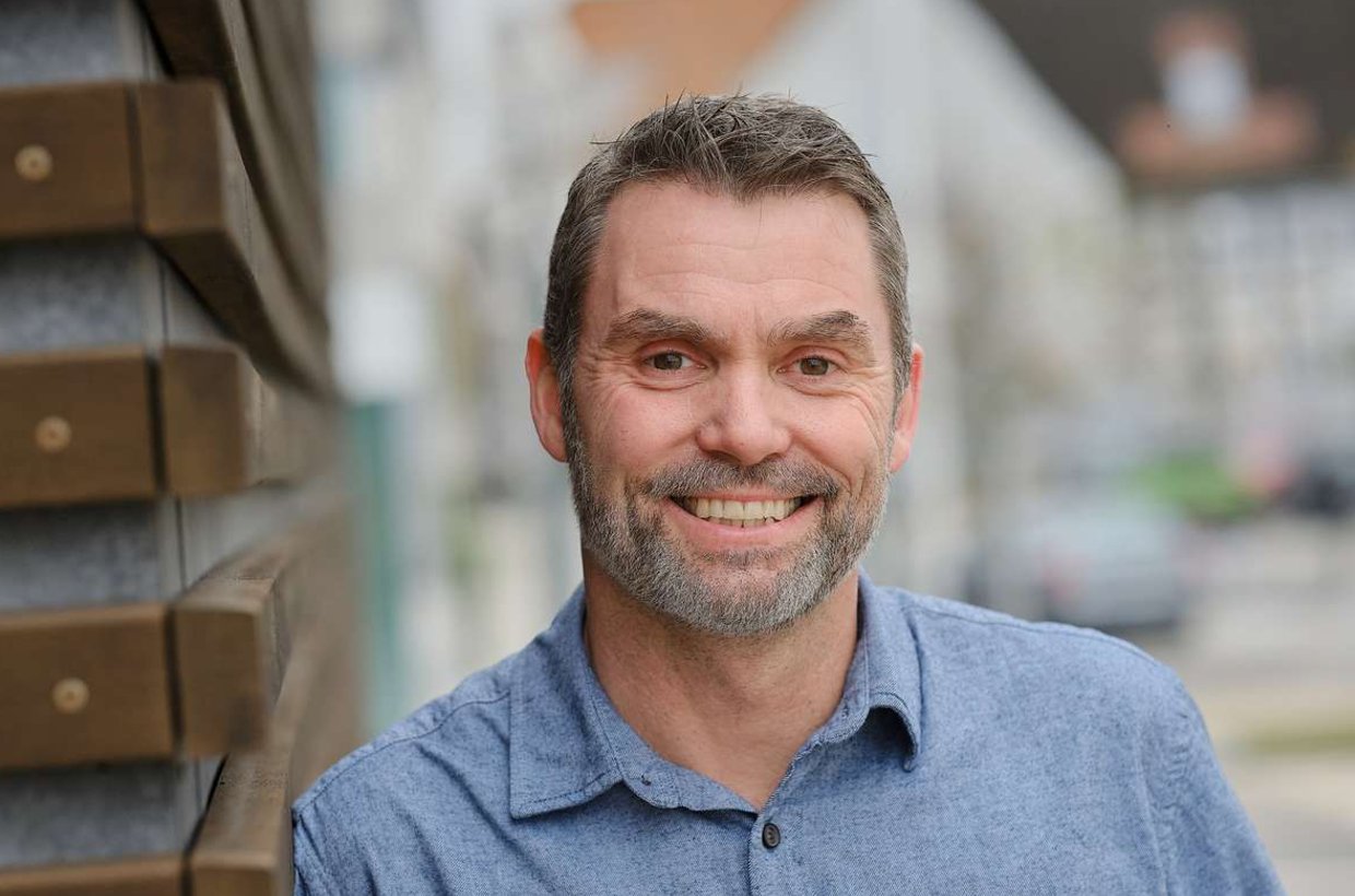 Brian Gjesager, rådgiver i Middelfart Sparekasse i Kolding