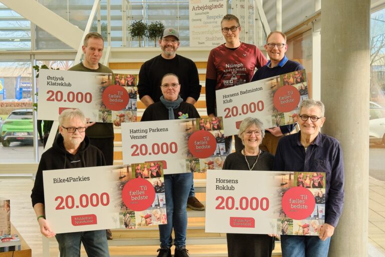 Donationer ramte ildsjæle i Horsens og omegn