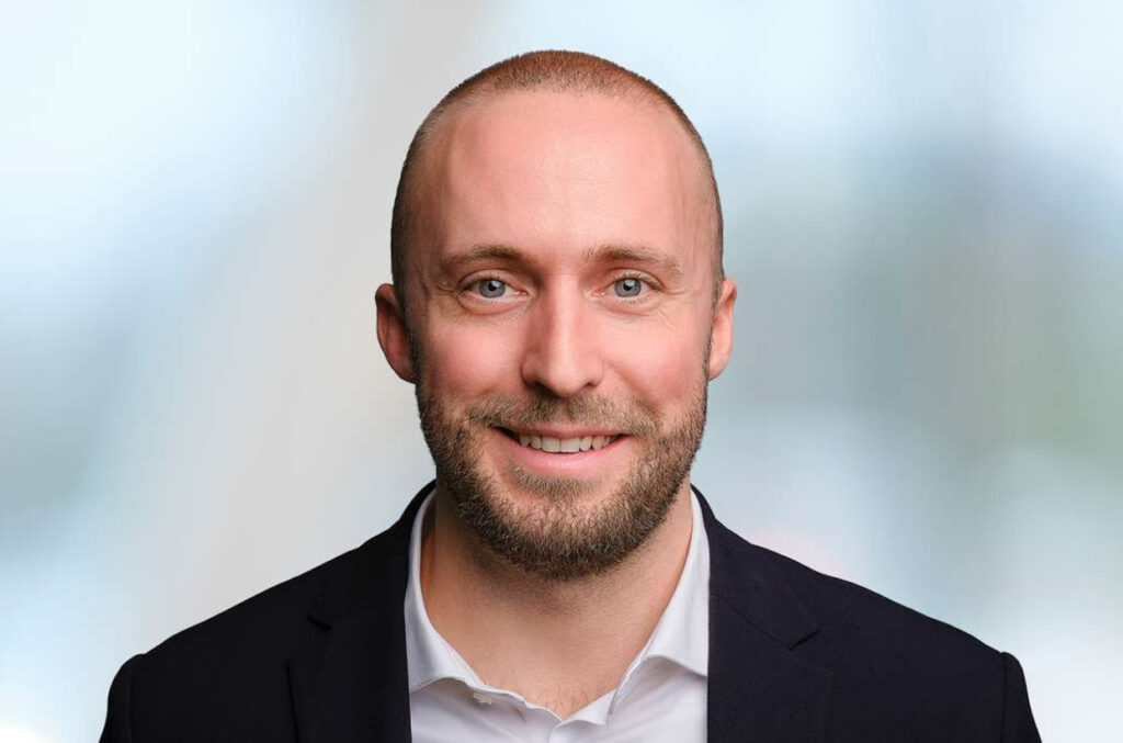 Nick Lund Madsen, erhvervskundechef hos Middelfart Sparekasse i Aarhus