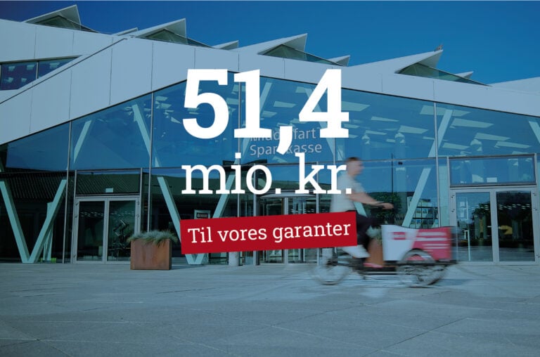 51,4 mio. kroner til vores garanter