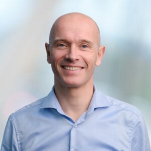 Michael S. Nielsen, erhvervskundechef i Middelfart Sparekasse i Herning