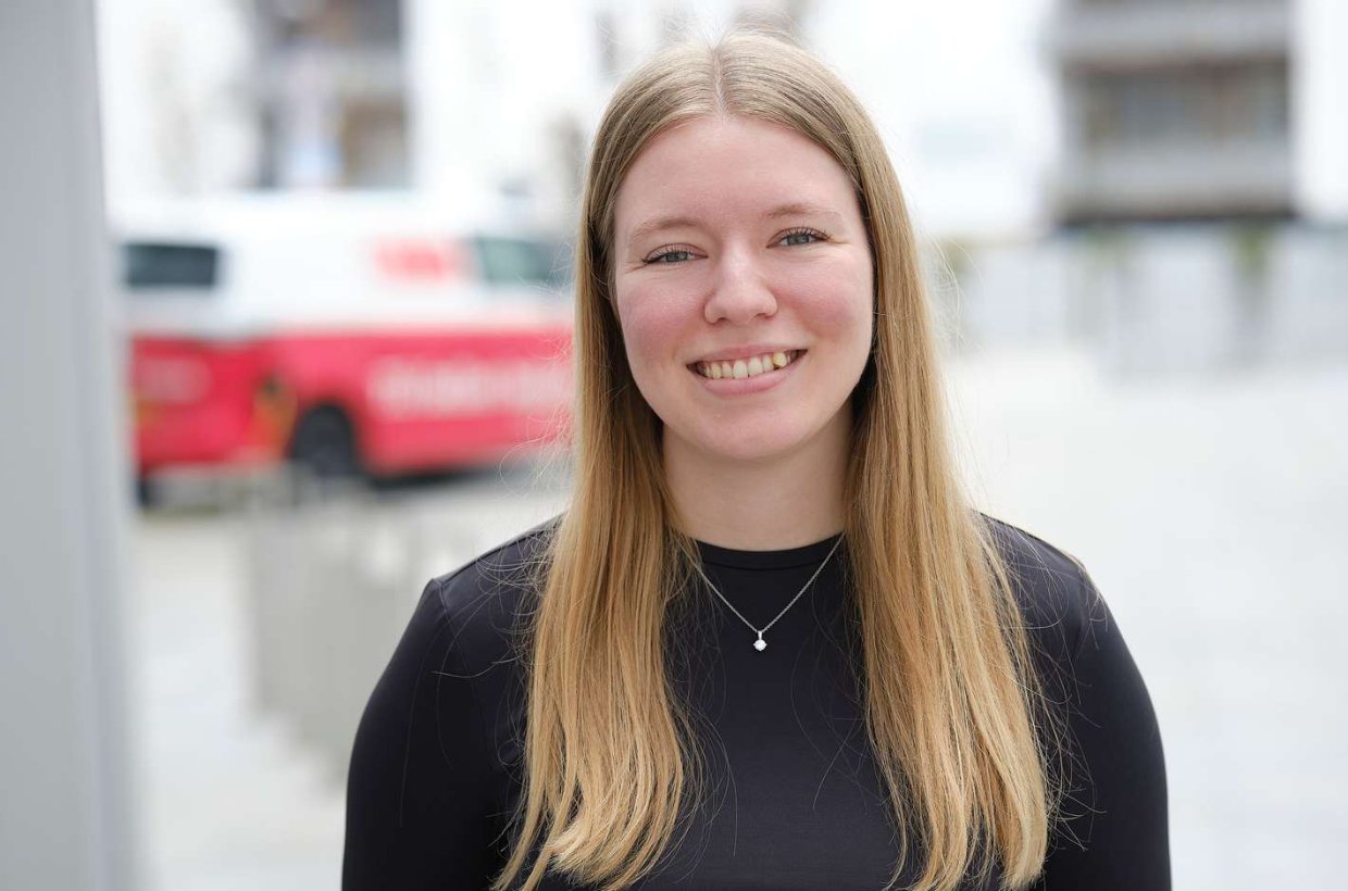 Mia Madeline, rådgiver i Middelfart Sparekasse i Næsby