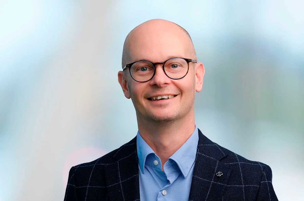 Niels Juul Hansen, afdelingsleder, privat, i Middelfart Sparekasse i Vejle